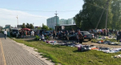 В Терновке ограждают блошиный рынок